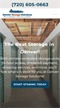 Mobile Screenshot of denverstoragesolutions.com