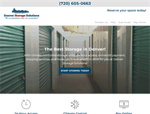 Tablet Screenshot of denverstoragesolutions.com